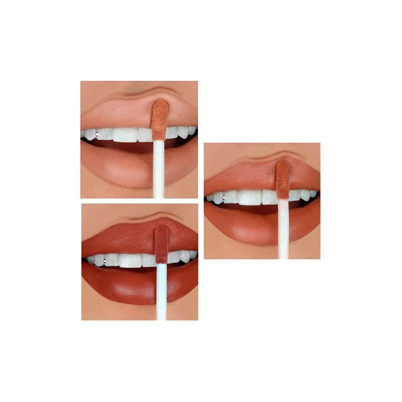 Set de labiales Velvet Stay Beauty Creations Nude AF 3