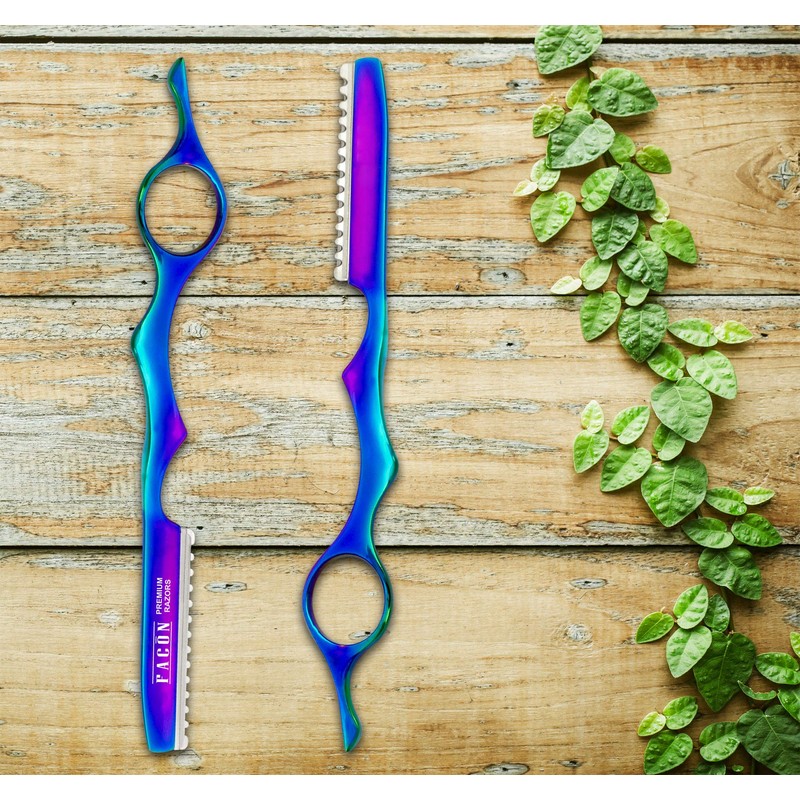 Facón Professional Hair Styling Thinning Texturizing Cutting Feather Razor +