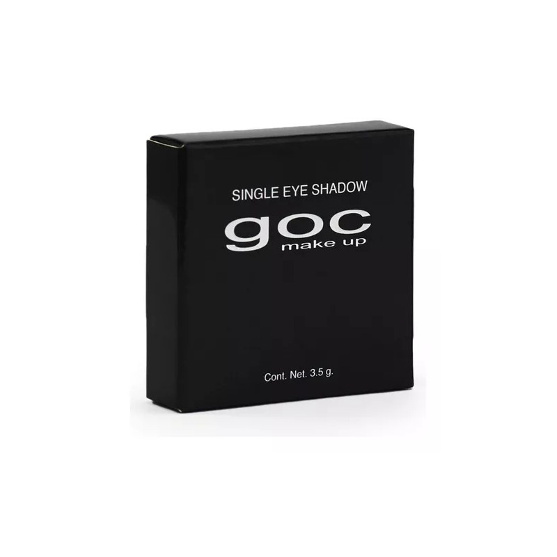 Goc, Sombra Compacta, Single Eye Shadow, Alta Pigmentación Color de