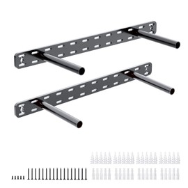 2pcs Floating Shelf Hardware Heavy Duty Hidden Shelf Brackets Support,Wall Mounting Invisible Floating Shelves Bracket Without Jig (18" x 8" x 1.5")