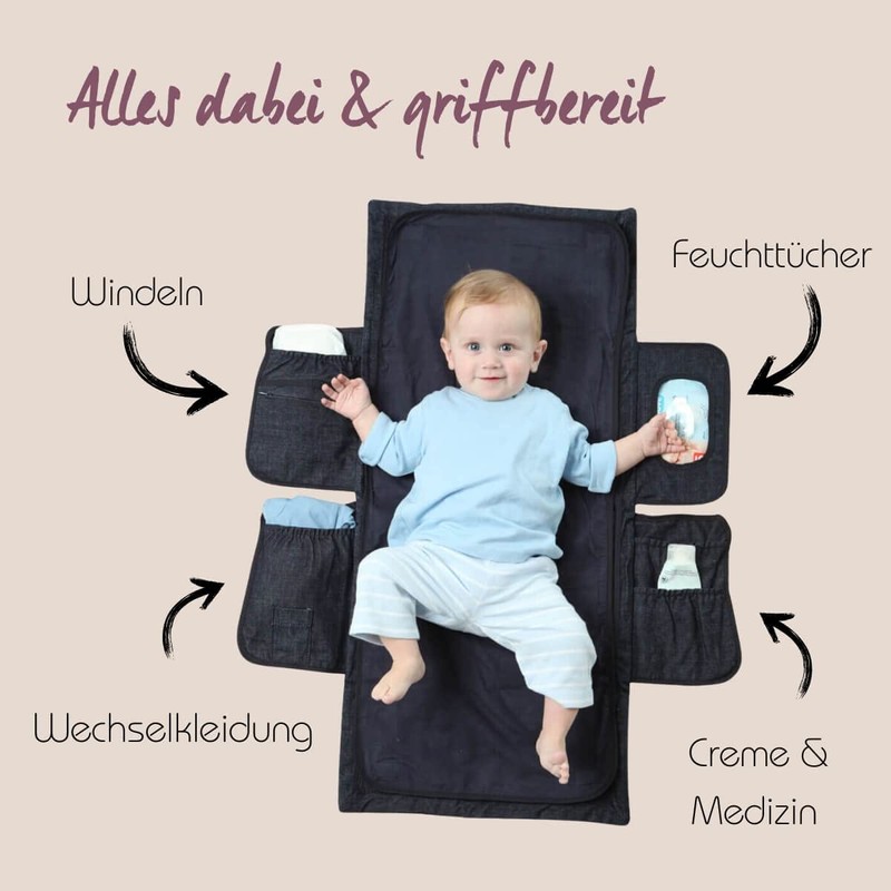 Hoppediz Wickelmax - Travel Changing Mat - Milan