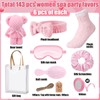 Shyyween 143 Pcs Baby Shower Favors for Guests Spa Gift