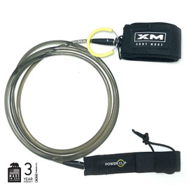 XM Surfboard Leash/Power-Clip/Regular (.270in) // Made in USA / 3 Year Stoked Warranty