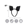 Elope Bat Ears Headband, black
