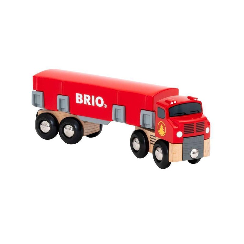 BRIO WORLD Lumber Truck [Wooden Rail Toy] 33657