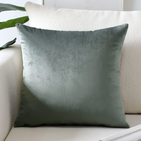 Artscope Luxury Velvet Pillow Covers Super Soft Decorative Square Throw