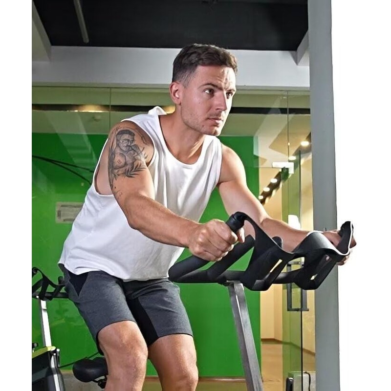 Tansozer Men's Cotton Shorts with Zip - darkgray, size: m