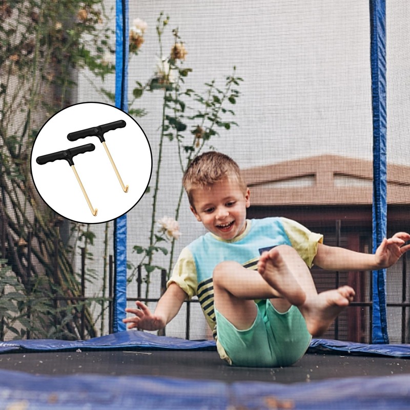 SHENLONG 2 Pack Trampoline Spring Pull Tool Kit Parts, T-Hook