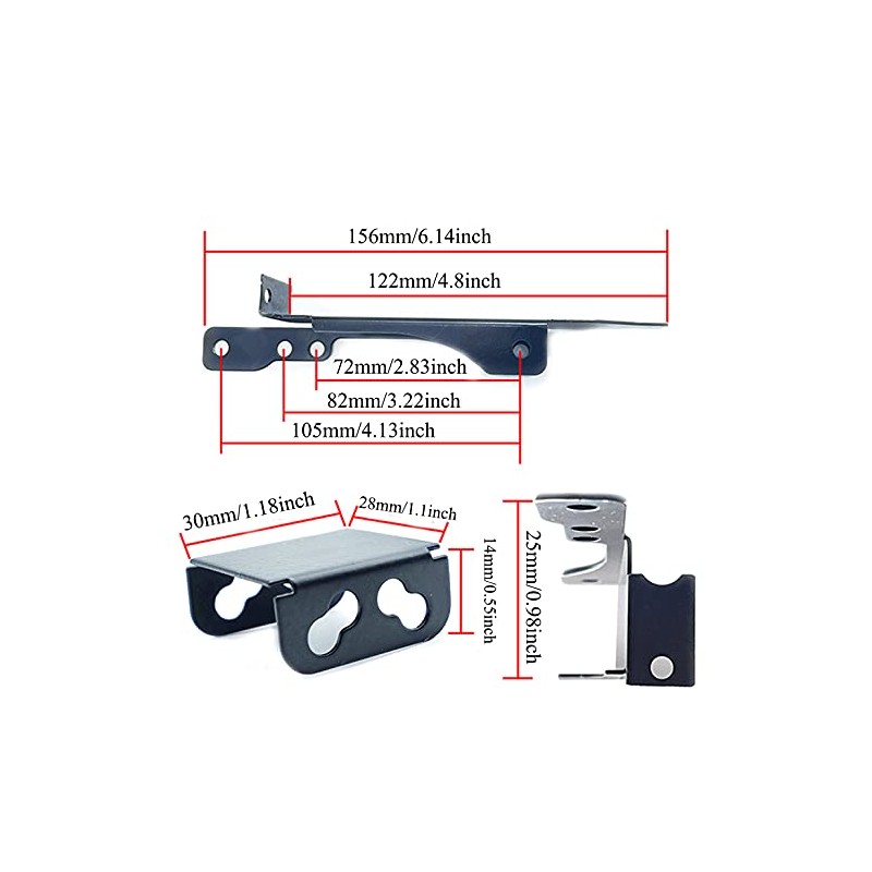 3 Fan Mounts PCI Slot Bracket 20 Screws 4 Ports