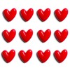 Janvelle 12PCS Cute Fridge Magnets Heart Magnets Small Decorative Magnets
