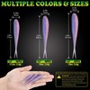 LUCKYFISHING Soft Plastic Baits Forked Tail Fishing Soft Bait for