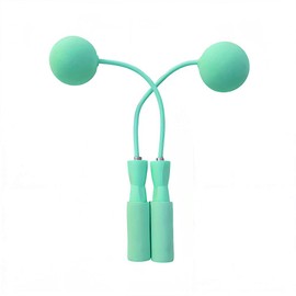 Cordless Jump Rope Jumping Rope Wireless Skipping Rope for Women Children Adult Indoor Outdoor Sports Exercise (Green)