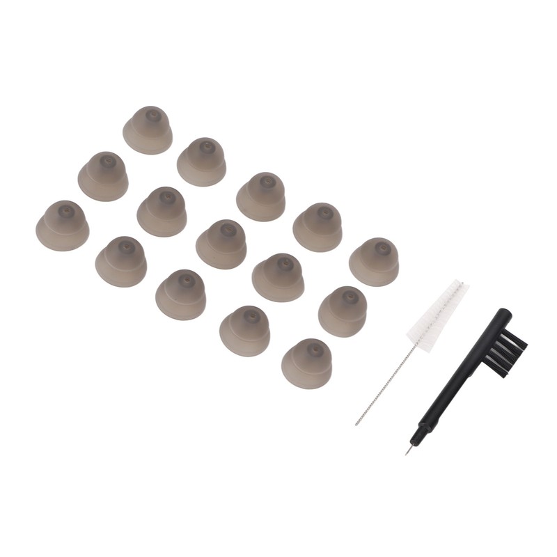 Hearing Amplifier Plugs Double Layers Silicone Ear Plug Tips Dome