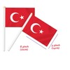 10 PCS Türkiye Handheld Small Flag, Turks Hand held Mini
