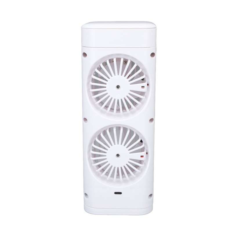 Desk Night Light Fan Power Adjustable Space Saving Quiet Multifunctional