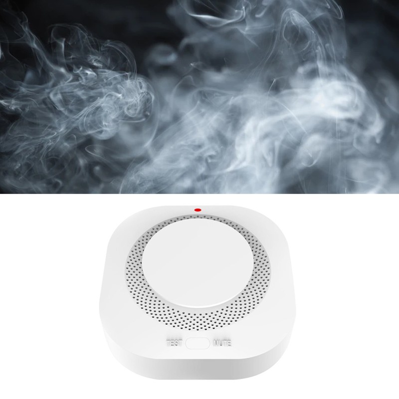 Smoke Detector Low Battery Alarm High Sensitivity Fast Response Loud