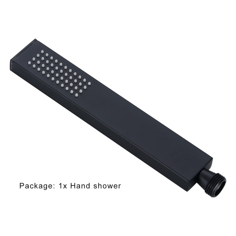 JOHO Hand Shower Head Stainless Steel Square Shower Head Water-Saving