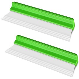 Youdaju 2 Pack 12.2 Inch Car Drying Squeegee Water Blade Silicone Squeegee Professional Automotive Wiper Car Squeegee Auto Car Dryer with Flexible Squeegee Water Blade for Car Home Use (Green)