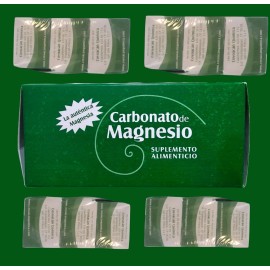 Carbonato de Magnesio 7grs - Carbonato de Magnesio Puro (Pack de 12)