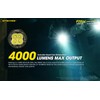 Nitecore P20iX Tactical Flashlight, 4000 Lumen USB-C Rechargeable High Lumen