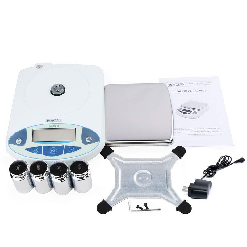 U.S. Solid Digital Precision Scale Analytical Balance Electronic Lab Scale