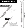 Professional Stainless Steel Cuticle Pusher and Remover Tool for Manicure