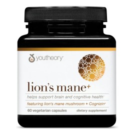 🧠✨ Youtheory Lion's Mane Plus | 60 Cápsulas, Apoyo Cerebral Avanzado 💖