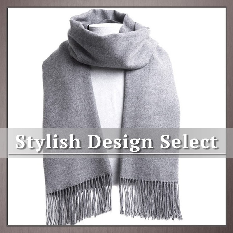 ONE LIMITATION SF009 Plain Long Simple Scarf, Autumn & Winter,