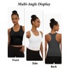 Dalavch 5 Pack Women's Workout Racerback Tank Tops Spandex Yoga