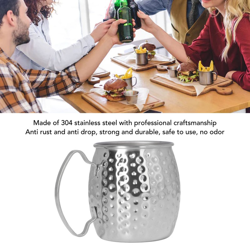 Moscow Mule Mug Exquisite 304 Stainless Steel 500ml Large Capacity