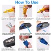 3DBUYER RJ45 50pcs Crimping Tool Kit, All-in-One Tool Cuts, Strips,