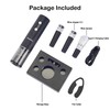 Electric Opener Set With Base, Accessories Including Rechargeable Corkscrew, Aerator,