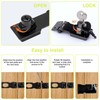 Sunallwell 2 Packs Door Lock Hasps, Keyed Hasp Locks Door
