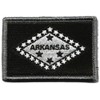 Arkansas Tactical Flag Patch (Black & White)