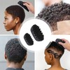 Hair Sponge for Curls, 2-Pack Black Styling Brushes for Afro