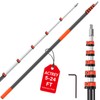 5-24FT Telescoping Extension Pole,Reach 30FT Extension Pole