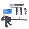 15Pcs Pocket Hole Jig 15° Aluminum Alloy Inclined Hole Drilling