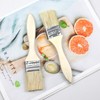 2-Pack Pastry Brushes, 1.5-Inch Flat Bristle Baking Brushes with Wooden
