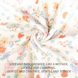 REMASS Hooded Towel Muslin Hooded Towel Made from Organic Cotton 6-Layer Cotton Bath Towel, Soft Bath Towels for Toddler Baby,Toddler Towels with Hood for Girl,1-5 Years Old Kids