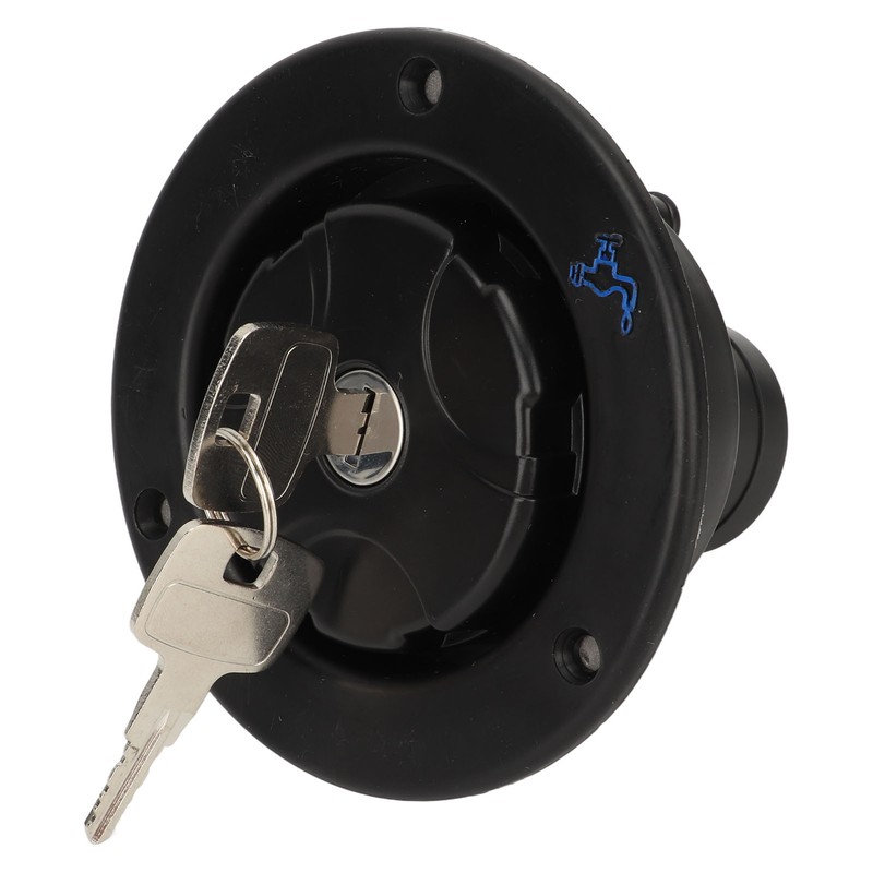 Round Water Inlet with Lock Camper Water Inlet Hatch Gravity