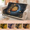 Shesyuki Boho Throw Blanket Reversible Cotton Bohemian Tapestry Hippie Room