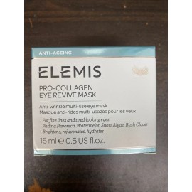 Elemis Pro-Collagen Eye Revive Mask Anti-Aging / Wrinkle Size .5oz/15mL #1236