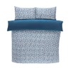 Rapport Home Pebbles Microfibre Duvet Cover Set Single-size Bedding Blue