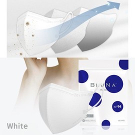 BLUNA Mask KF94 /Large 5ea*5set, Color:Black