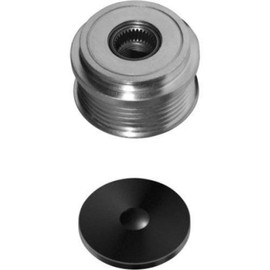 HELLA 9XU 358 038-371 Alternator Freewheel Clutch - Thread Size: M16x1,5 - Number of grooves: 6 - with cap