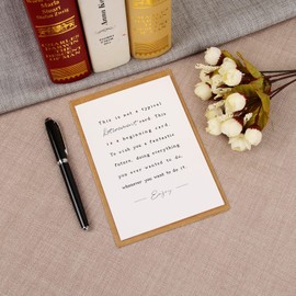 CJ&M Funny Retirement Card, Retirement Card for Friend.Heartfelt Poem Retirement Card for Friends, New Beginning Card for Retiree, Retirement Encouragement Card for Him Her.Happy Retirement Card,