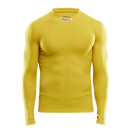 Craft Progress 1906255 Men's Functional Shirt Base Layer CN LS, yellow