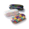 FEFI - Hard case glasses case with matching microfibre cloth,