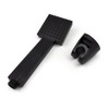 Black Square Shower Head with Holder – Stylish and Functional