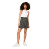 TRENDYOL Women's R Floral Pattern Knitted Skirt, black